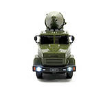 Машина модель 1:16 КрАЗ військовий 2202-03, відкриваються двері, світло фар, звук, інерція, фото 7