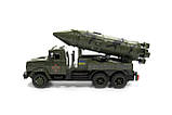 Машина модель 1:16 КрАЗ військовий 2202-03, відкриваються двері, світло фар, звук, інерція, фото 2