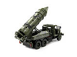 Машина модель 1:16 КрАЗ військовий 2202-03, відкриваються двері, світло фар, звук, інерція, фото 4