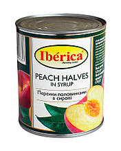 Персики половинками в сиропі 820 г ж/б Іберіка
