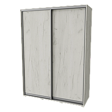 Шафа купе у передпокій, вітальню, спальню з ЛДСП Сімпл 1600 Неман