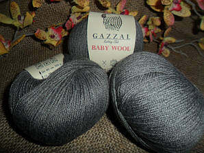 Gazzal Baby wool (Газзал бебі Вул) 818 сірий