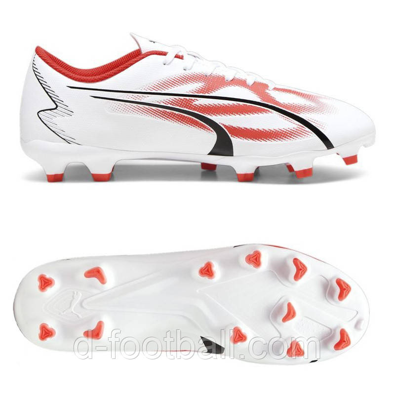 Футбольні бутси Puma Ultra Play FG/AG 107423-01, Білий, Розмір (EU) — 42.5, фото 1