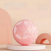 Мячик шарик для кошек, котов, USB smart игрушка со световой индикацией, хаотичным движением, звездочка, rose