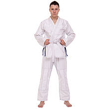 Кімоно джиу-джитсу VL-6650 VLO бавовна щільність 350г/м2 поясу не має в комплекті білий