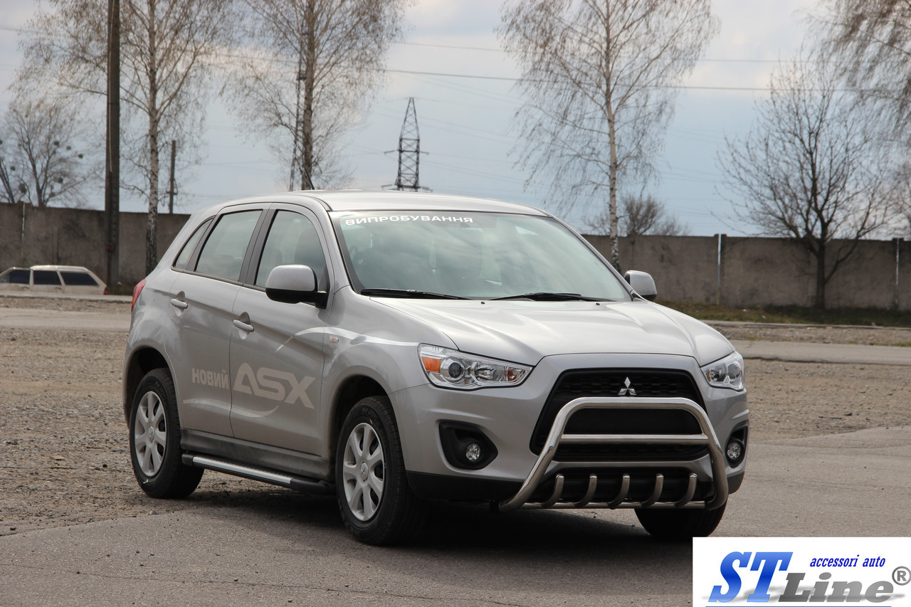 Кенгурятник Mitsubishi ASX 13+ захист переднього бампера кенгурятники на Мітсубісі АСХ Mitsubishi ASX 13+ 3