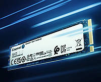 Накопитель SSD M.2 2280 NVMe (PCIe 4.0 x4) 1000GB Kingston NV2 (SNV2S/1000G) R3500MBs W2100MBs новый