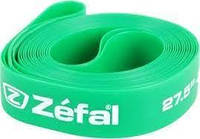 Лента для обода флипер Zefal 9359 27.5"х20 пластиковый эластичный зеленый
