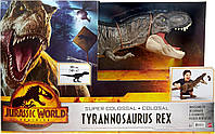 Динозавр Тиранозавр Рекс Jurassic World Super Colossal Tyrannosaurus Rex Mattel Світ юрського періоду