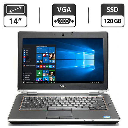 Ноутбук Dell Latitude E6420/14" (1366x768) TN/Intel Core i5-2520M (2 (4) ядра по 2.5-3.2 GHz) / 4 GB, фото 1