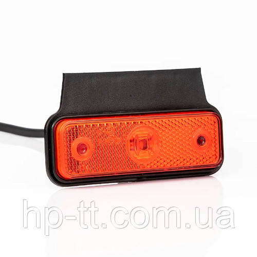 Ліхтар габаритний Fristom FT-004 C+K LED червоний на кронштейні з проводом