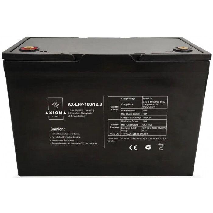 Літієвий Акумулятор 100 Аг 12.8 В, AX-LFP-100/12.8 AXIOMA energy, LiFePo4