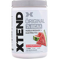 7 амінокислот з розгалуженим ланцюгом (BCAA), смак кавуна, The Original 7G BCAA, Xtend, 390 г (13,7 унції)