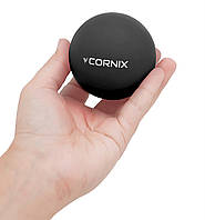 Масажний м'яч Cornix Lacrosse Ball 6.3 см XR-0118 Black, фото 2