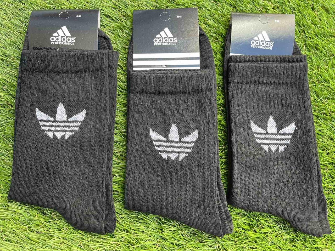 Шкарпетки чоловічі бавовна "Adidas" розмір 41-45 (від 12 пар)