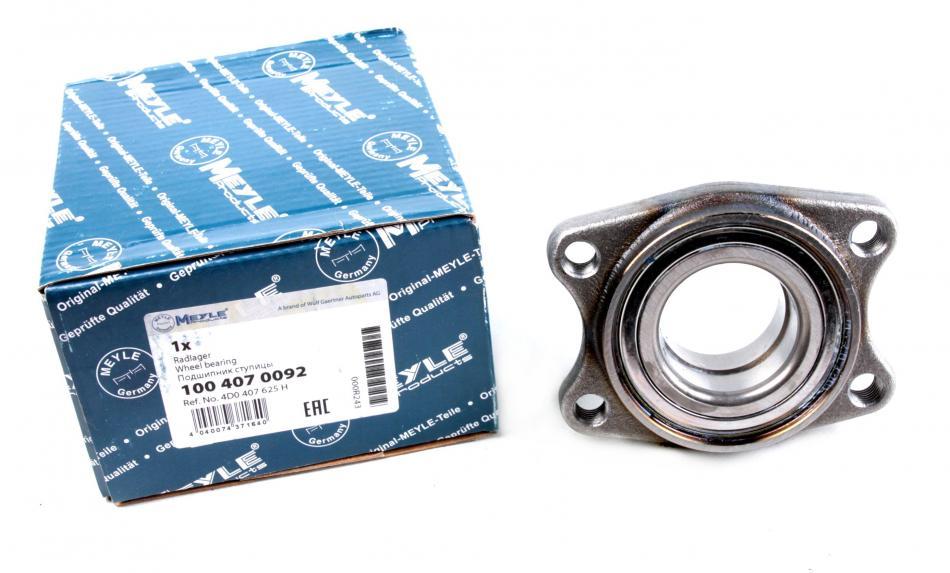 Підшипник маточини MEYLE 100 407 0092 Audi A6, A4, A8; Volkswagen Passat 4D0407625D, 4D0407625H, 8E0598625B