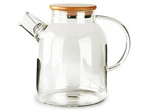 Чайник заварювальний Оленс Стокгольм з металевим ситечком 1,8 л скло (102-70)