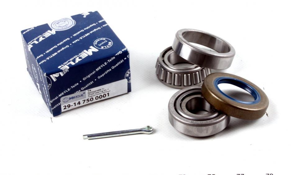 Підшипник матінки колеса MEYLE 29147500001 Daewoo Matiz 96316634, 96316635