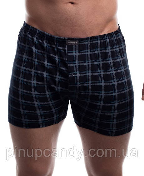 Шорти облягаючі сімейні Атлет Atlet МО 000048 в клітинку чорні розмір 48, фото 1