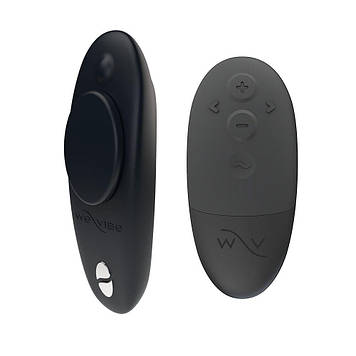 Смарт-вібратор у трусики We-Vibe Moxie+ Satin Black, оновлений пульт ДК Bomba💣