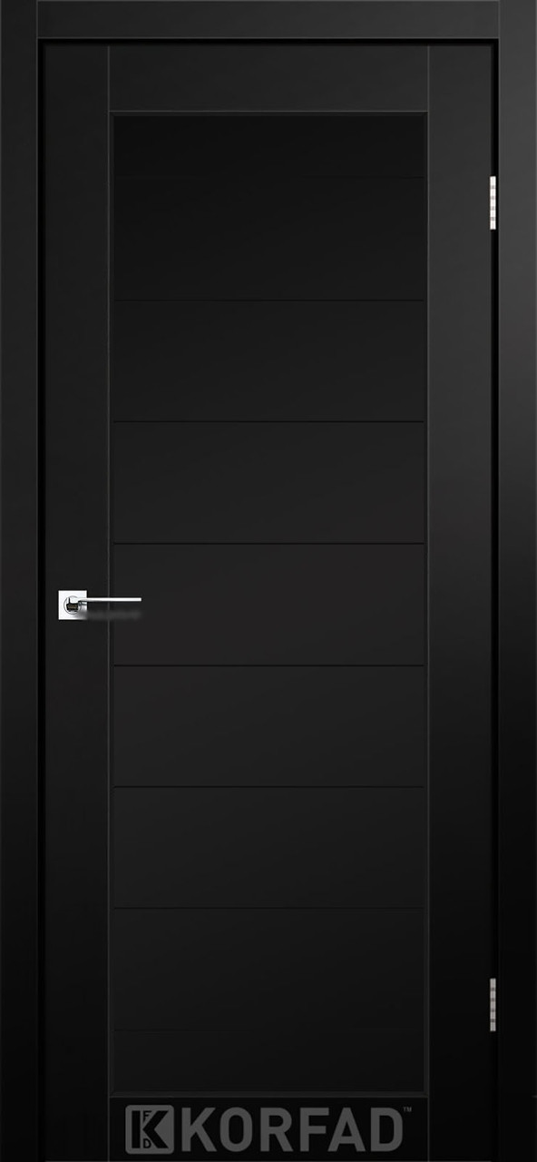 Двері міжкімнатні Корфад/ KORFAD PR-05 чорний Super PET