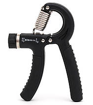 Еспандер кистьовий Cornix 5-60 кг з регульованим навантаженням XR-0145 Black Poland, фото 2