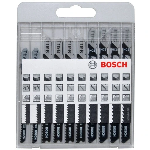 Пилки Bosch для лобзика HCS Т-подібне кріплення 2607010629