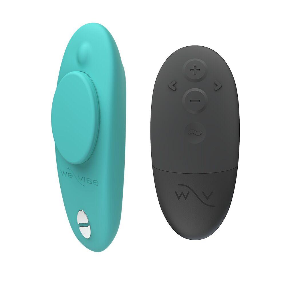 Смарт-вібратор у трусики We-Vibe Moxie+ Aqua, оновлений пульт ДК Кітті