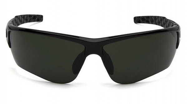 Тактичні окуляри Venture Gear Atwater (forest gray) Anti-Fog, сіро-зелені у сріблястій оправі, фото 2