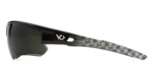 Тактичні окуляри Venture Gear Atwater (forest gray) Anti-Fog, сіро-зелені у сріблястій оправі, фото 3