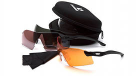 Тактичні окуляри зі змінними лінзами Venture Gear Drop Zone Anti-fog