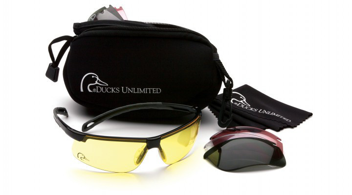 Тактичні окуляри зі змінними лінзами Ducks Unlimited Ducab-2 shooting KIT Anti-Fog, змінні лінзи