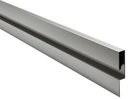 Плінтус тіньовий для підлоги LSP-601 60×10 алюмінієвий, колір графіт 2м (ціна 1м)