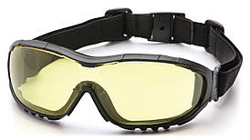 Захисні окуляри-маска Pyramex V3G (amber) Anti-Fog, жовті