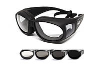Защитные очки-маска Global Vision Outfitter Photochromic (clear) Anti-Fog, фотохромные прозрачные