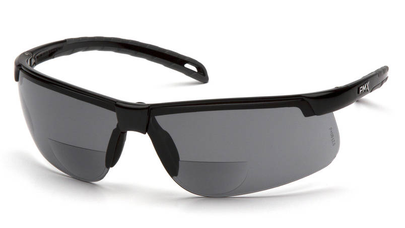 Захисні окуляри Pyramex Ever-Lite Bifocal (gray +1.5) H2MAX Anti-Fog, біфокальні сірі з діоптріями, фото 2