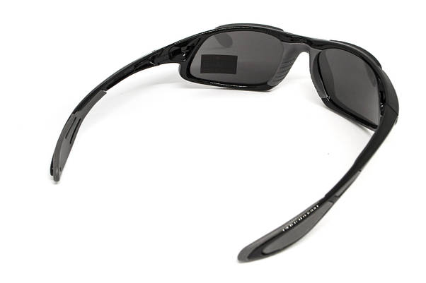 Захисні окуляри Global Vision Code-8 (gray), сірі у чорній глянсовій оправі, фото 3