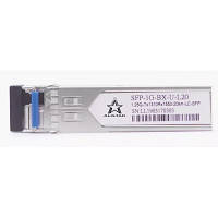 Модуль SFP Alistar Модуль SFP 1000BASE-BX 1SM WDM LC 20KM TX1310/RX1550nm DDM (SFP-1G-BX-U-L20), фото 2