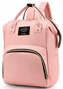 Сумка-рюкзак для мам Mom Bag Рожева