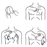 Наліпки оклюзійні Chest seal Вентильована+невентильована, фото 8