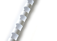 Пружины пластиковые 16 мм белые (100 штук)