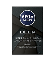 Лосьон после бритья NIVEA MEN Deep с антибактериальным эффектом, мужской, 100 мл