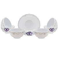 Набір склокерамічних салатників "Фіалка" 61008