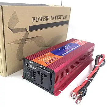 Перетворювач напруги 2600W з Чистою синусоїдою ERYUAN MX-2600 12V-220V