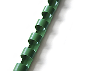Пружины пластиковые 16 мм зеленые (100 штук)