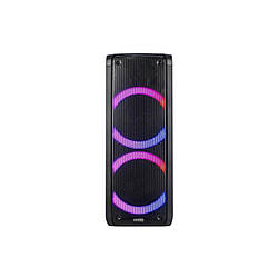 Колонка KIMISO QS-8601 Акустична система 2х6,5", 3000W, мікрофон, пульт керування, RGB підсвічування