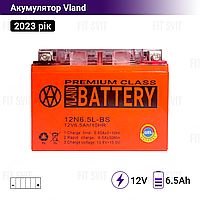 Аккумулятор 12V 6.5Ah VLAND 12N6.5L-BS (GEL) 138-65-100 мм