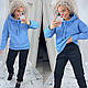 Крутий теплий жіночий костюм на флісі худі та джогери, фото 4