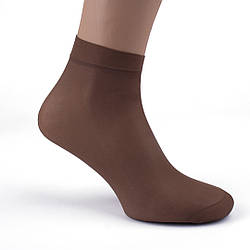 Жіночі капронові шкарпетки темно-бежеві