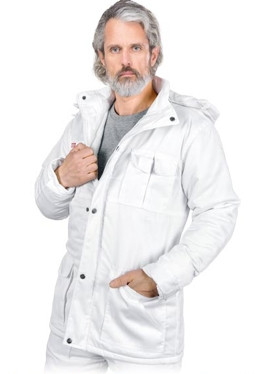 Утепленная куртка удлиненная KMO-WHITE - фото 1 - id-p1920291820